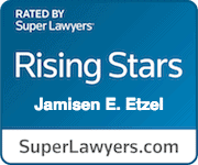 Jamisen E. Etzel is Rated by Super Lawyers as a Rising Star - Click to visit SuperLawyers.com