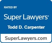Todd Carpenter is Rated by Super Lawyers - Click to visit SuperLawyers.com