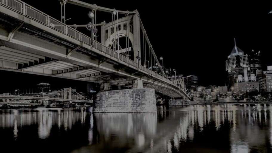 Roberto Clemente Bridge in Pittsburgh, PA