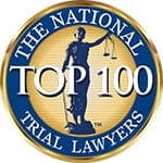 Top 100 National Trial Lawyers Badge