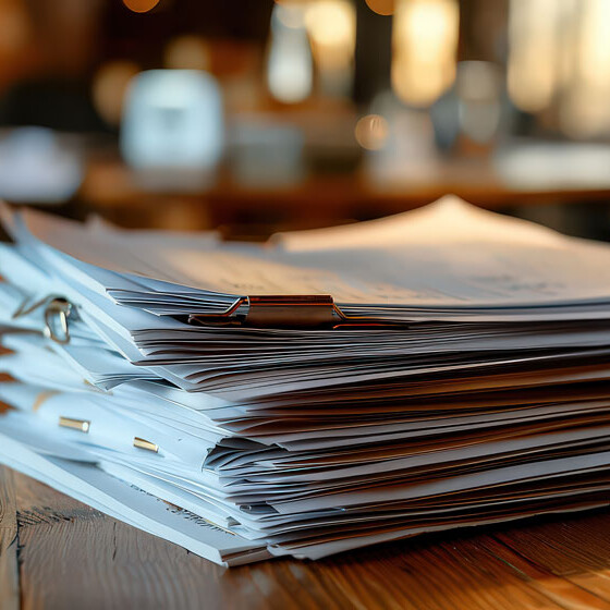 stack of papers